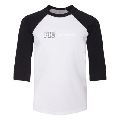 Wolfsonian - Youth Three-Quarter Sleeve Baseball Tee Thumbnail